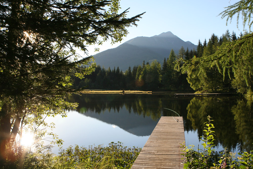 Schattensee mit Gebiergspanorama